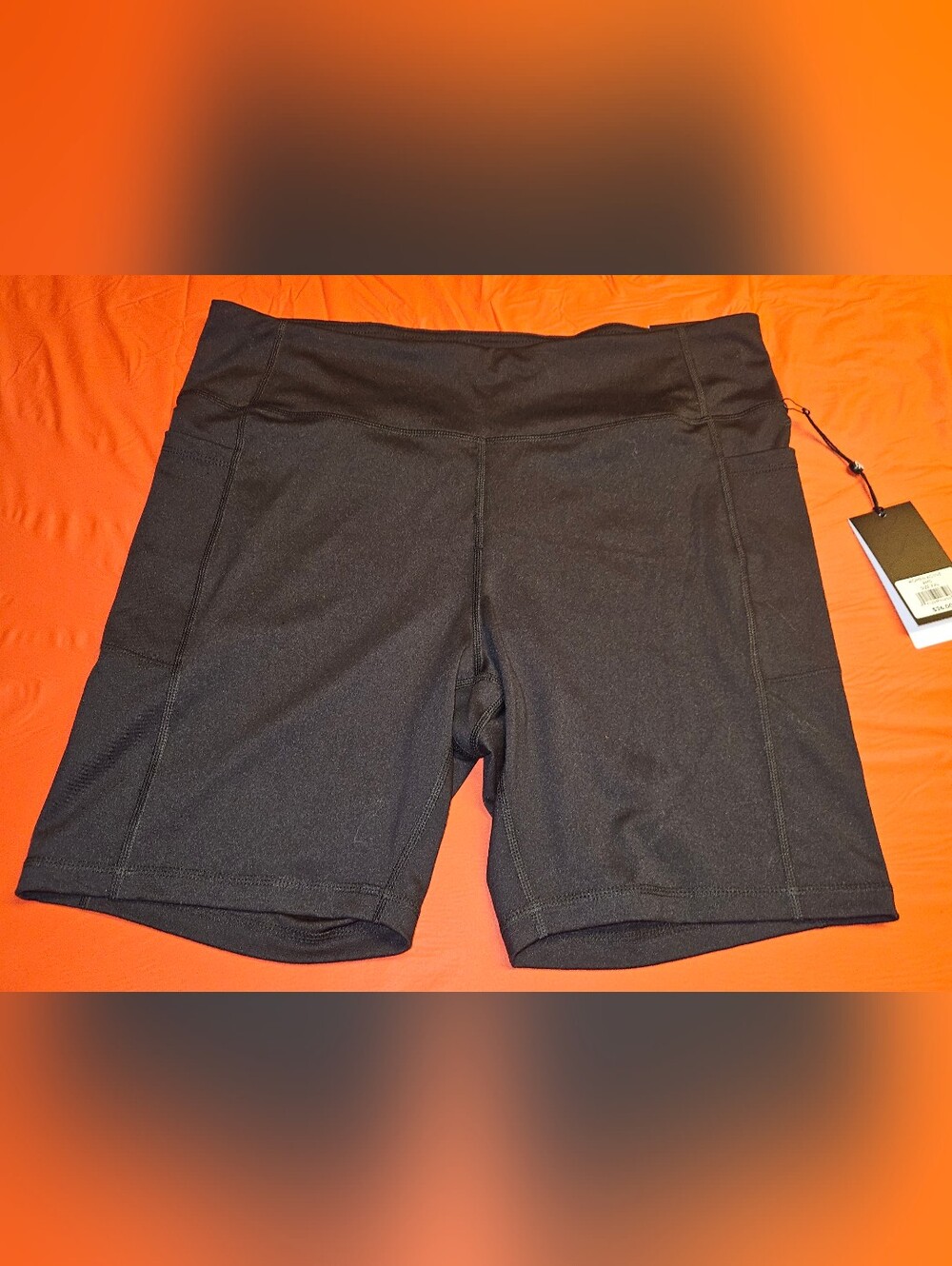Traj3ctory Fitness Bike Shorts  7" Black szXXL New w/Tags Side Pockets